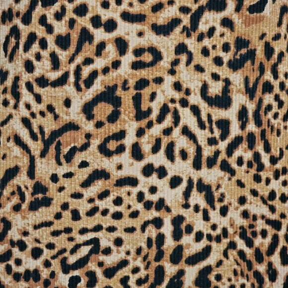 NWOT No Boundaries Juniors L Leopard Print Sleeveless Mock Neck Top Women's S/M - Picture 3 of 9